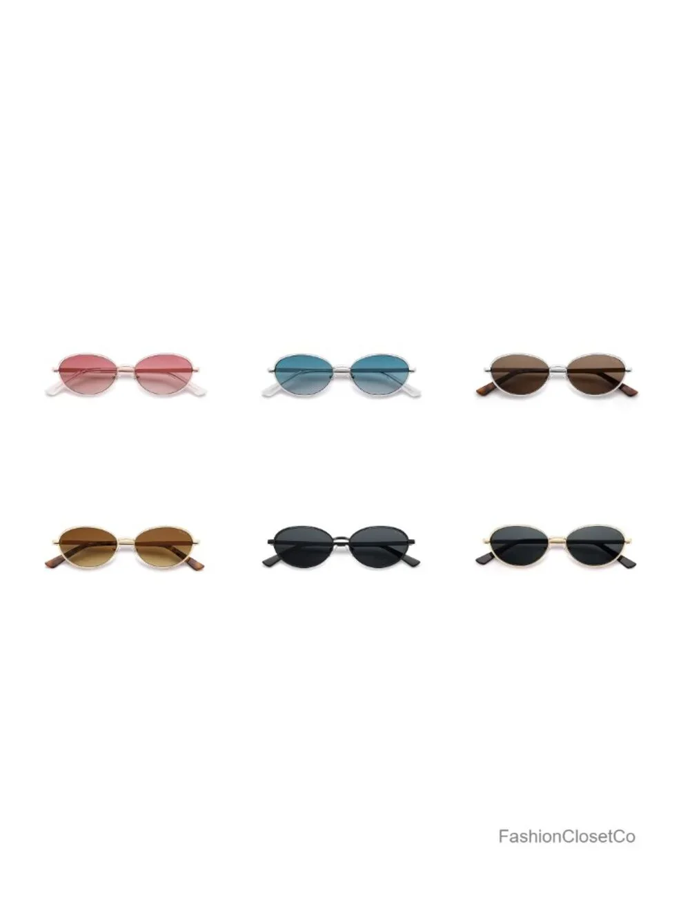 Trendy Oval Cat Eye Polarized Sunglasses Women Men Retro